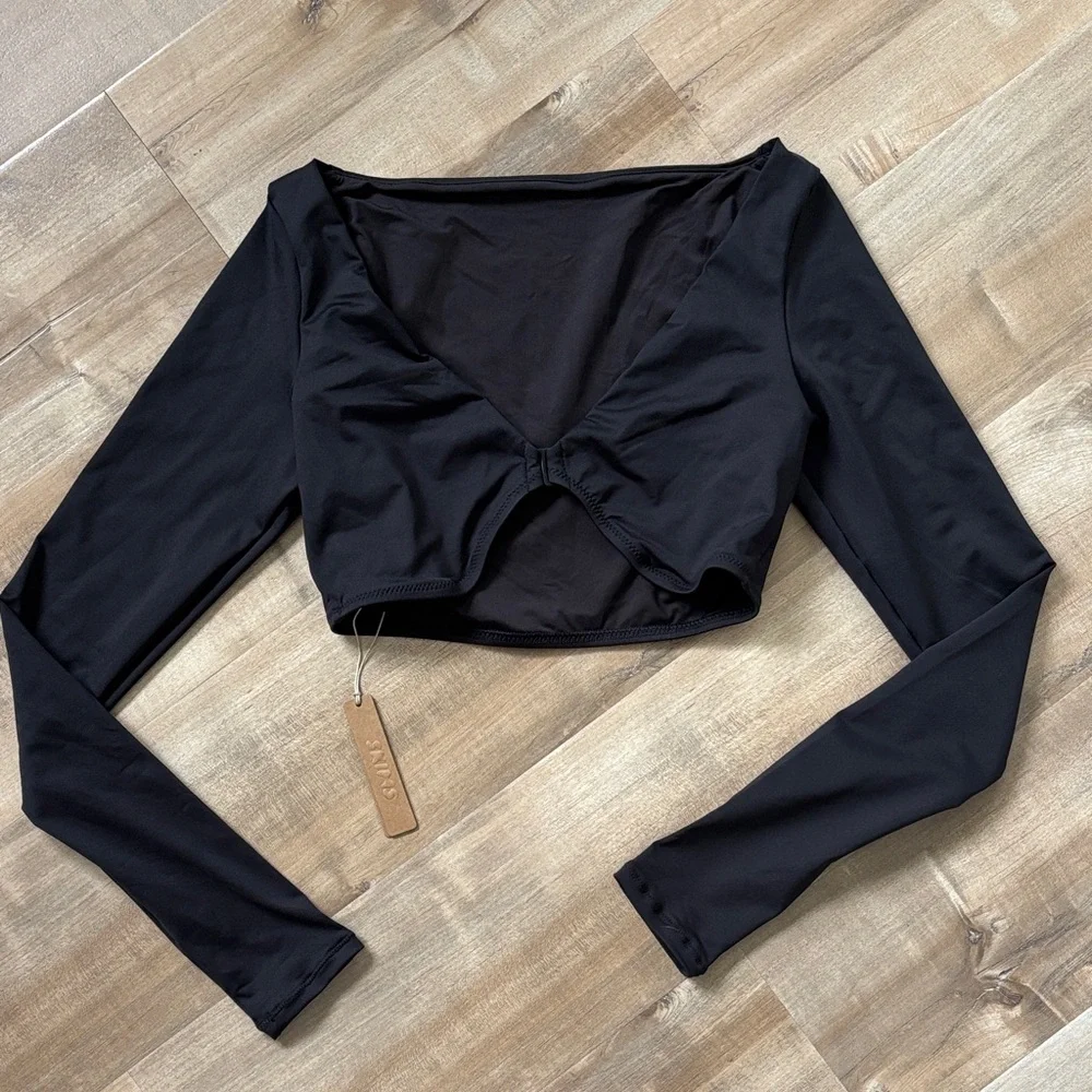 Skims Swim Crop Top - Picture 1 of 4